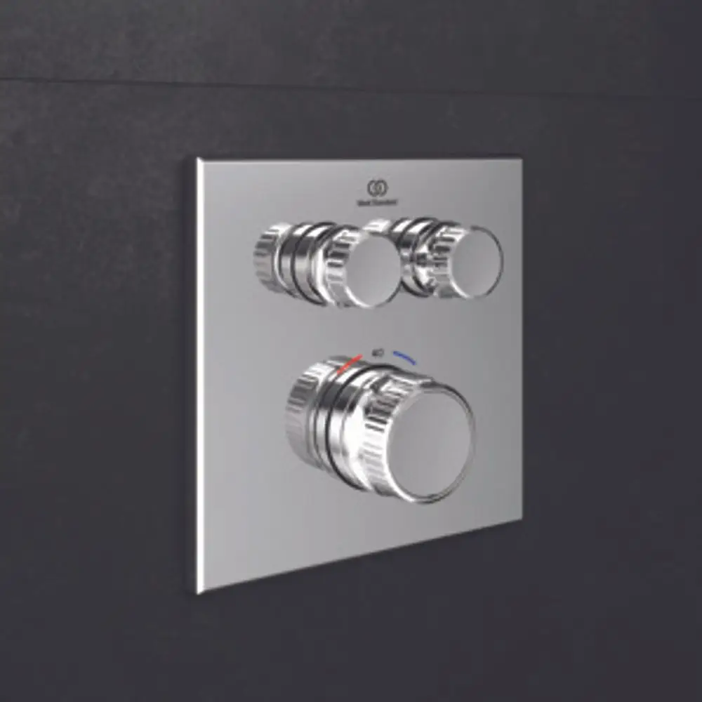 IS-Brausethermostat-UP-Ceratherm-Navigo-2-Verbraucher-Eckig-Chrom-A7302AA gallery number 6